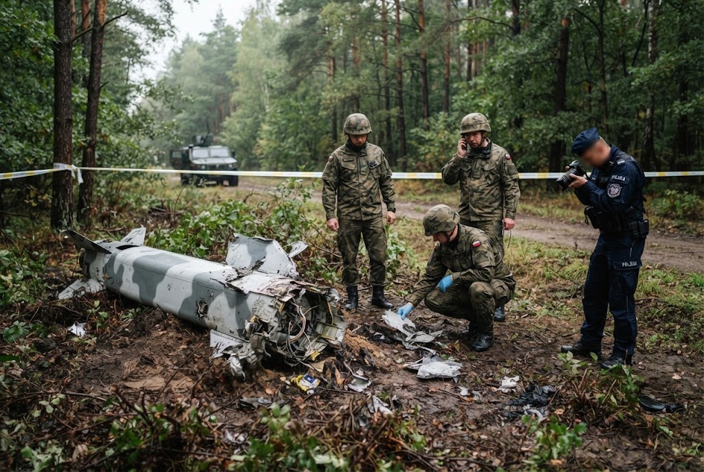 Alertă NATO: rachetă rusească Kh-101 intrat în spațiul aerian polonez, resturi găsite Alertă NATO: rachetă rusească Kh-101 intrat în spațiul aerian polonez, resturi găsite