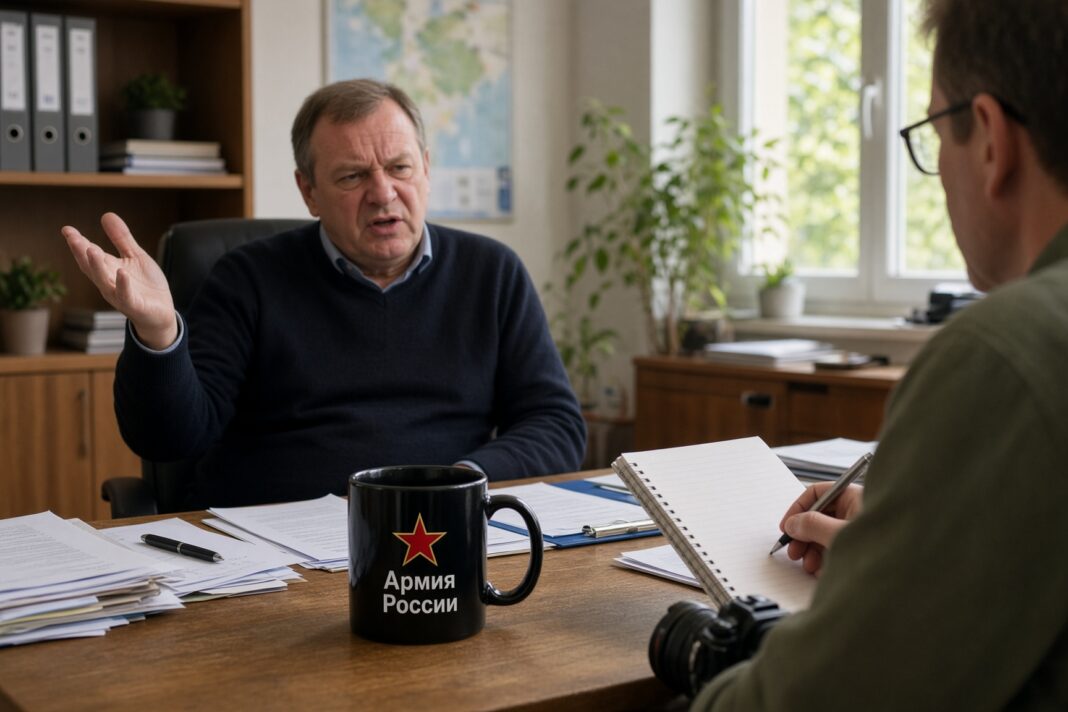 Politician AfD refuză să vadă o problemă în cana cu simboluri ale armatei ruse