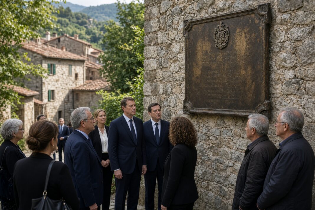 Primăria din Vagli di Sotto a inaugurat o placă dedicată Dariei Dughina Primăria din Vagli di Sotto a inaugurat o placă dedicată Dariei Dughina