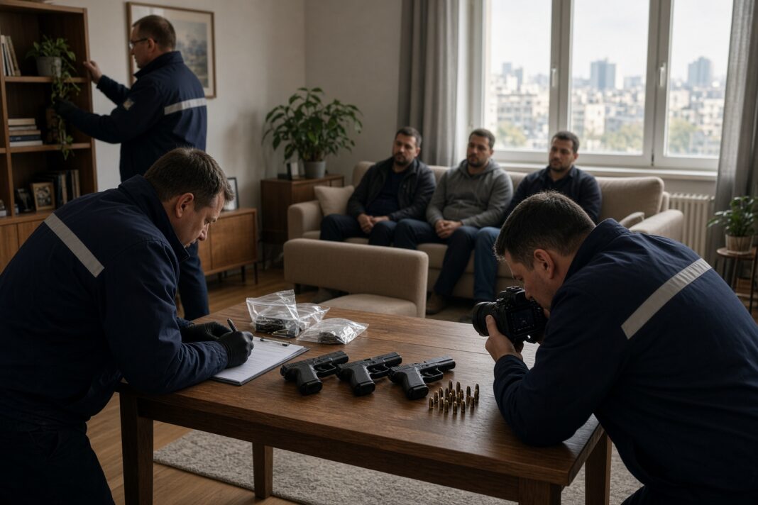 Poliția poloneză și ABW au reținut la Varșovia trei cetățeni ruși cu arme Poliția poloneză și ABW au reținut la Varșovia trei cetățeni ruși cu arme