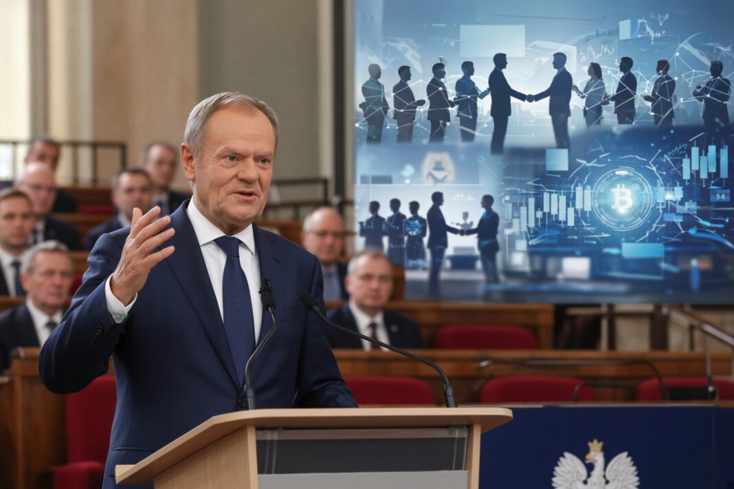 Donald Tusk acuză PiS de corupție politică în scandalul Zondacrypto