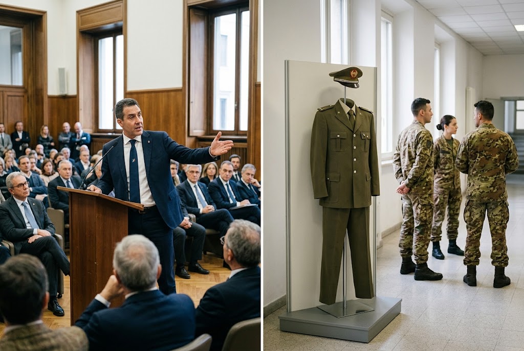 Roberto Vannacci își leagă strategia electorală de foști militari și simbolurile armatei