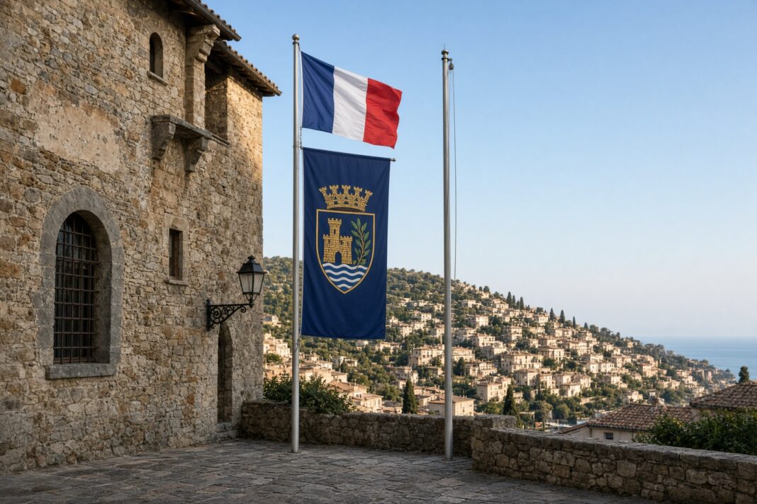 Primarul RN din Cagnes-sur-Mer a înlocuit drapelul ucrainean cu blazonul orașului