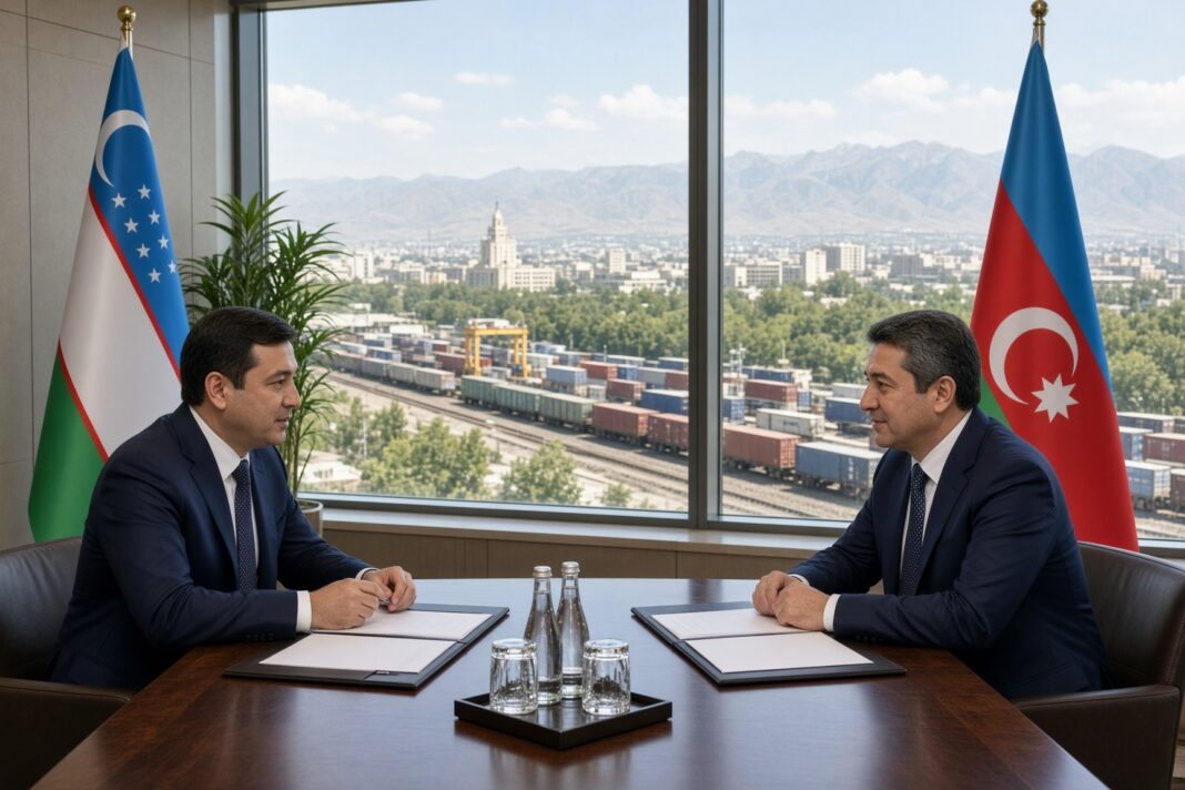 Uzbekistanul și Azerbaidjanul pregătesc creșterea comerțului bilateral la 1 miliard de dolari Uzbekistanul și Azerbaidjanul pregătesc creșterea comerțului bilateral la 1 miliard de dolari