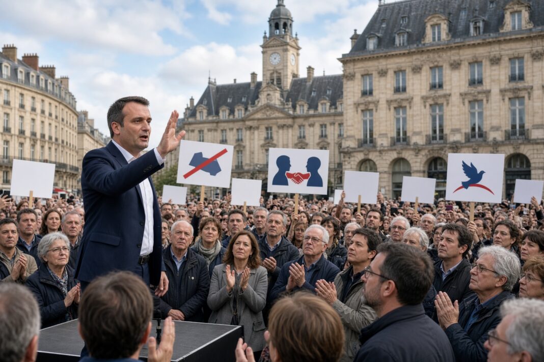 Les Patriotes organizează la Arras un miting împotriva sancțiunilor și sprijinului pentru Ucraina Les Patriotes organizează la Arras un miting împotriva sancțiunilor și sprijinului pentru Ucraina