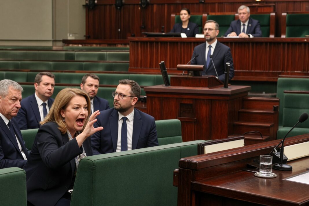 Deputata PiS Dominika Chorosińska a imitat lătratul în Seimul Poloniei