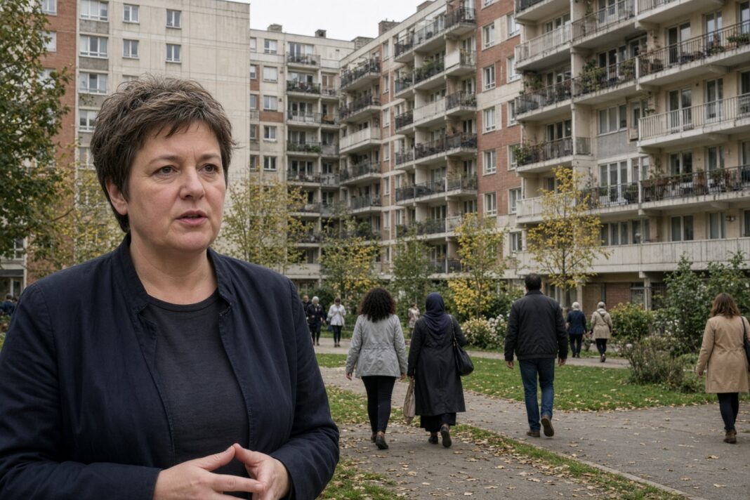 Emmanuelle Cosse critică propunerea lui Marine Le Pen privind locuințele sociale Emmanuelle Cosse critică propunerea lui Marine Le Pen privind locuințele sociale