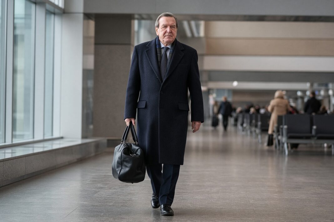 Un fost cancelar la Moscova, o problemă pentru Berlin: Schröder reapare lângă Putin Un fost cancelar la Moscova, o problemă pentru Berlin: Schröder reapare lângă Putin
