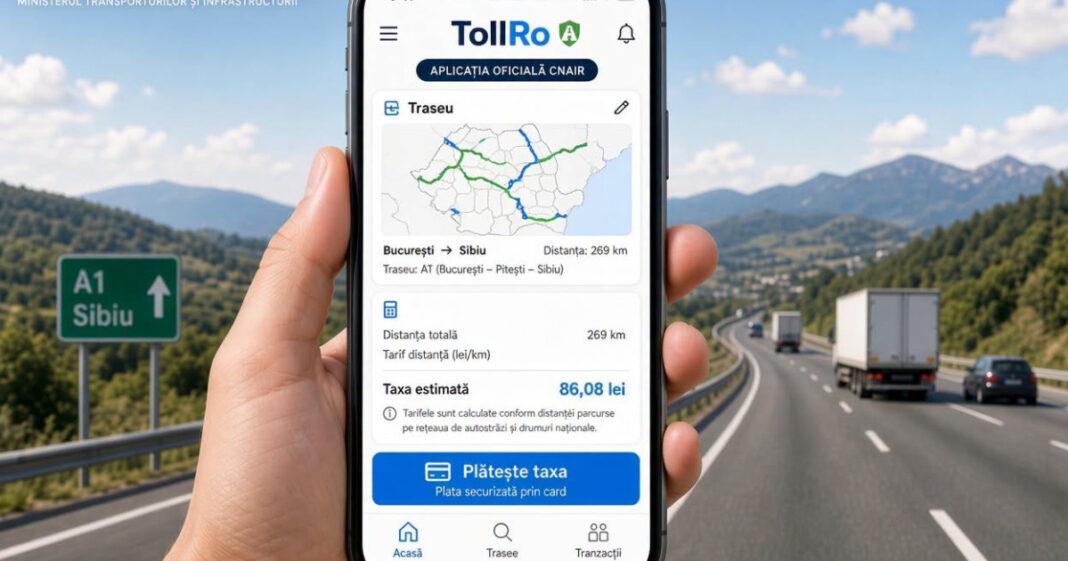 CNAIR: Șoferii pot pleca în cursă fără amenzi dacă aplicația TollRo nu funcționează CNAIR: Șoferii pot pleca în cursă fără amenzi dacă aplicația TollRo nu funcționează