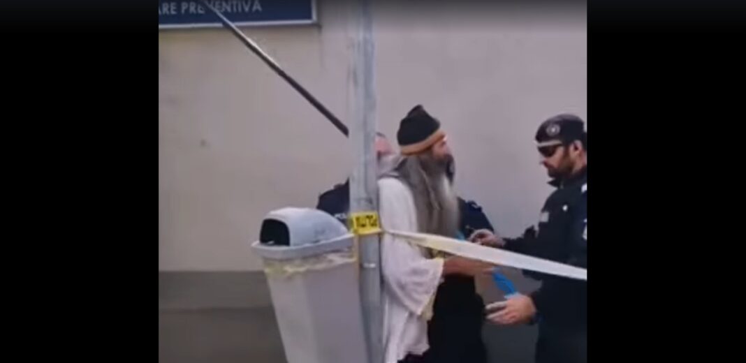 Stegarul dac Cezar Avrămuță, reținut 24 de ore după ce a lovit un jandarm